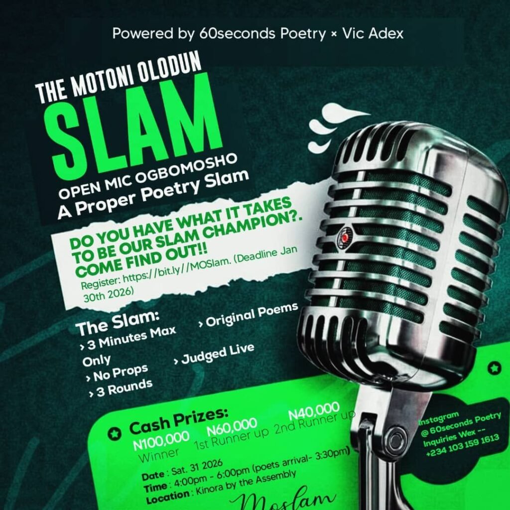 Mo-Slam, Vic'Adex, Poetry, Spoken word