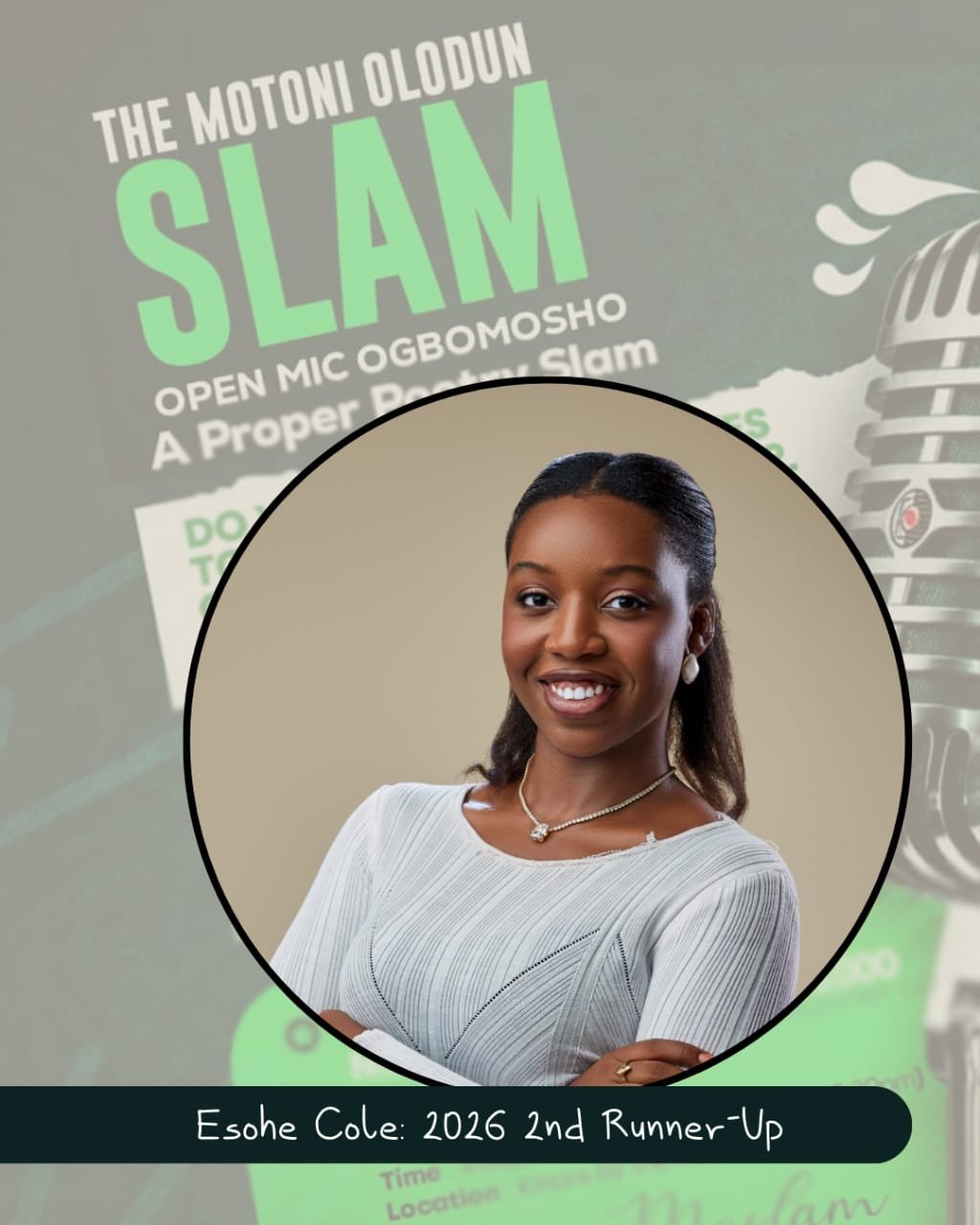 Esohe Cole 2026 Slam 2nd runner up