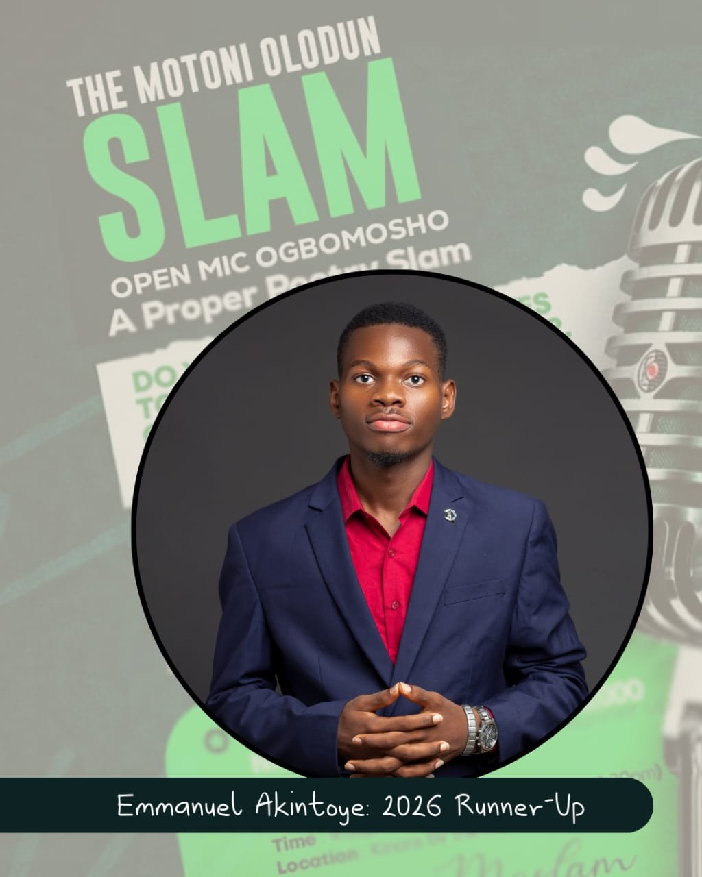 Emmanuel Akintoye 2026 Slam Runner up