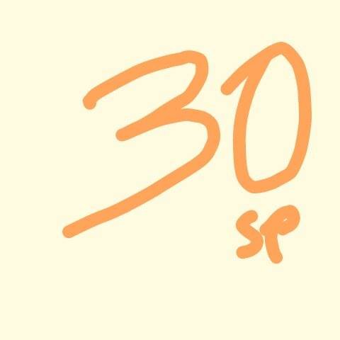 Original hand-drawn Thirty Seconds Poetry logo