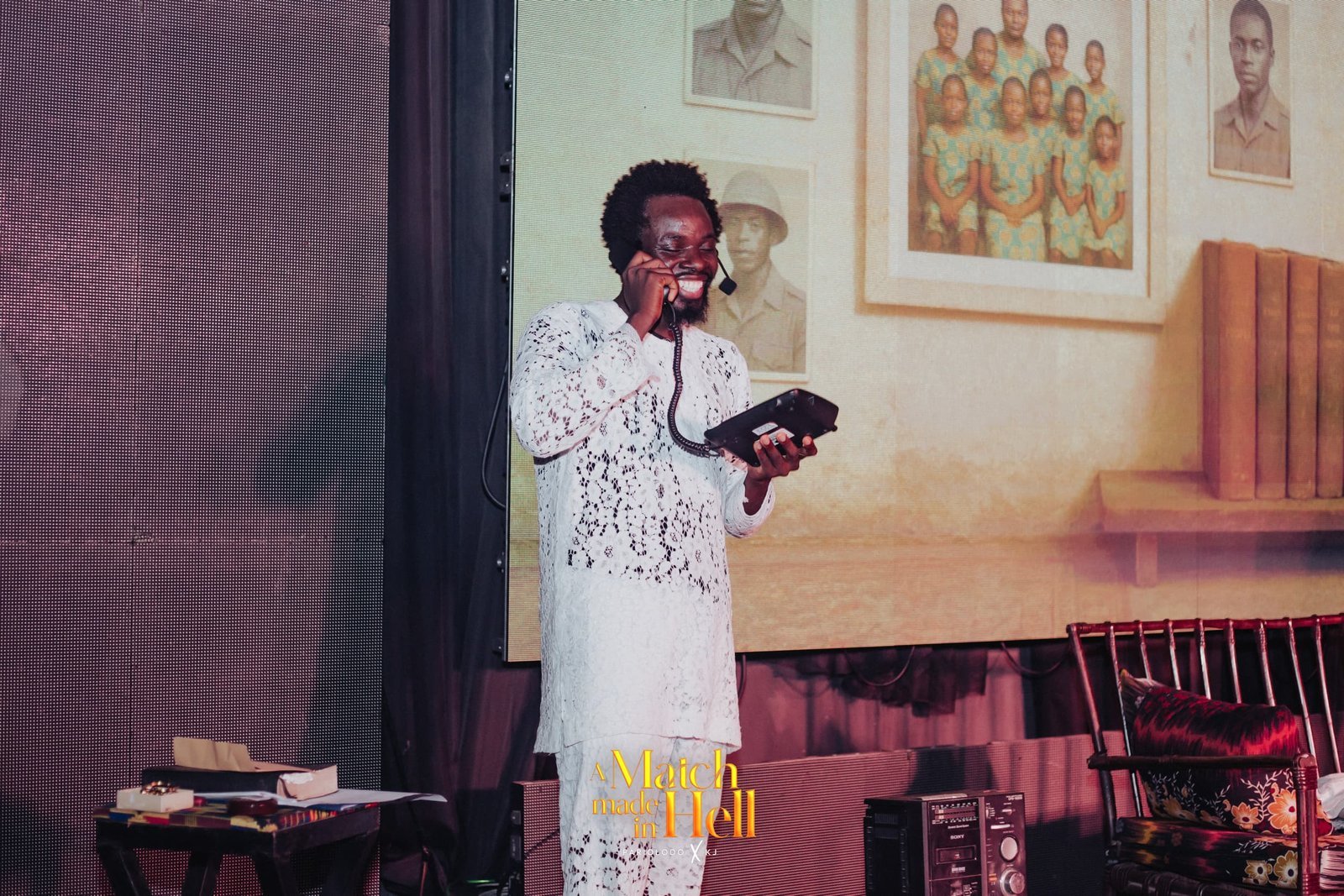 Pariolodo on stage during the production of A Match Made In Hell